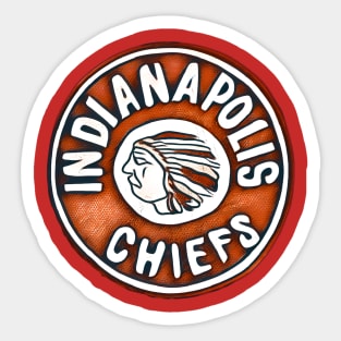 Indianapolis Chiefs Hockey Sticker